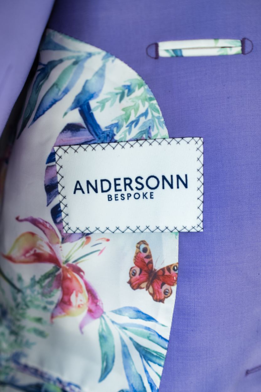 Andersonn Bespoke label and printed lining