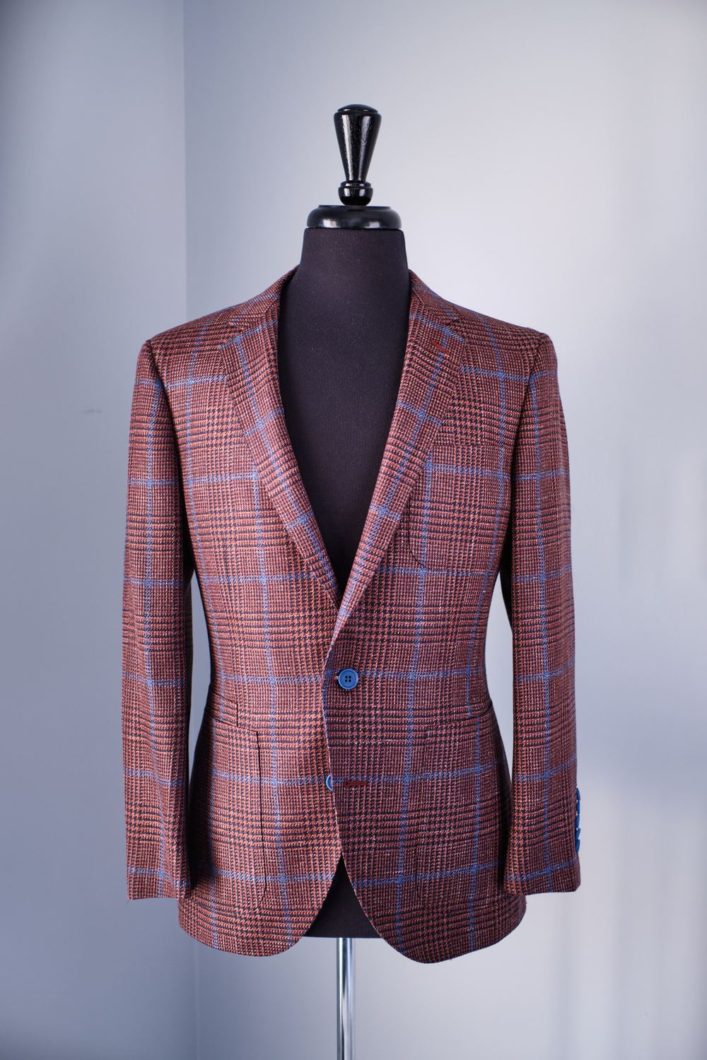Rust check bespoke sport coat